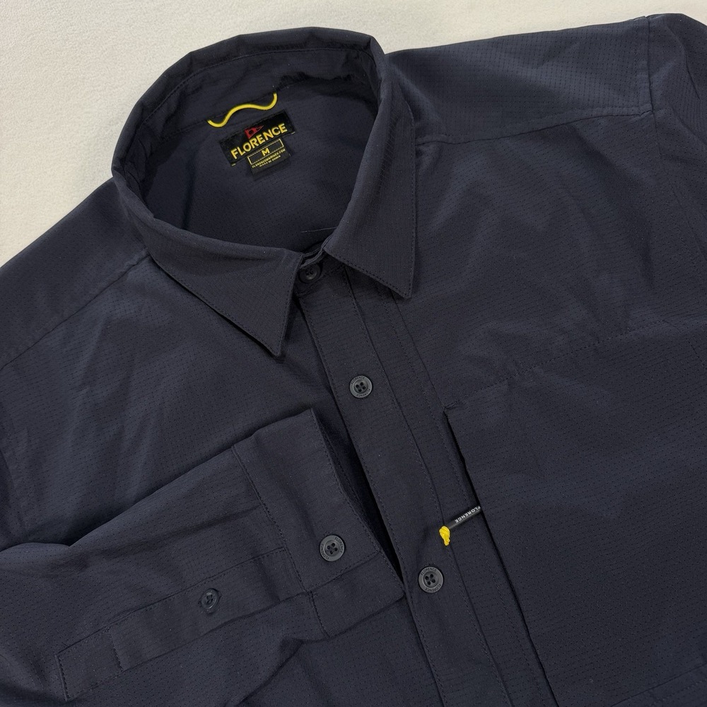 Florence Marine X Shirt Men's Medium Navy Airtex Expedition Breathable Outdoor
